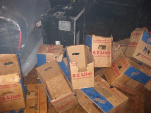Backstage at an ICP show