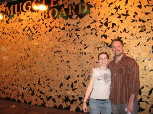 With my friend Jerry in Manhattan during a Harry Potter release event